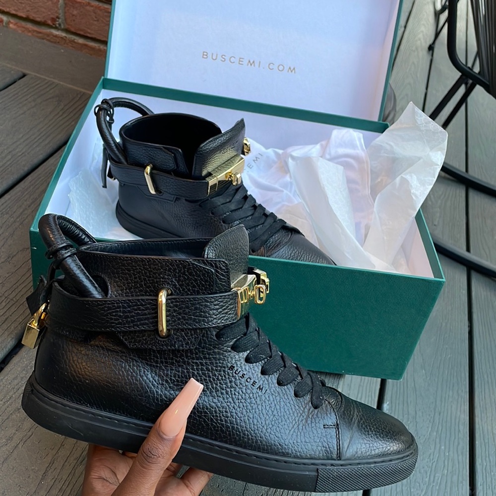 Black Buscemi sneakers